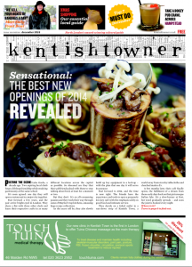 A recent cover of Kentishtowner in print. 